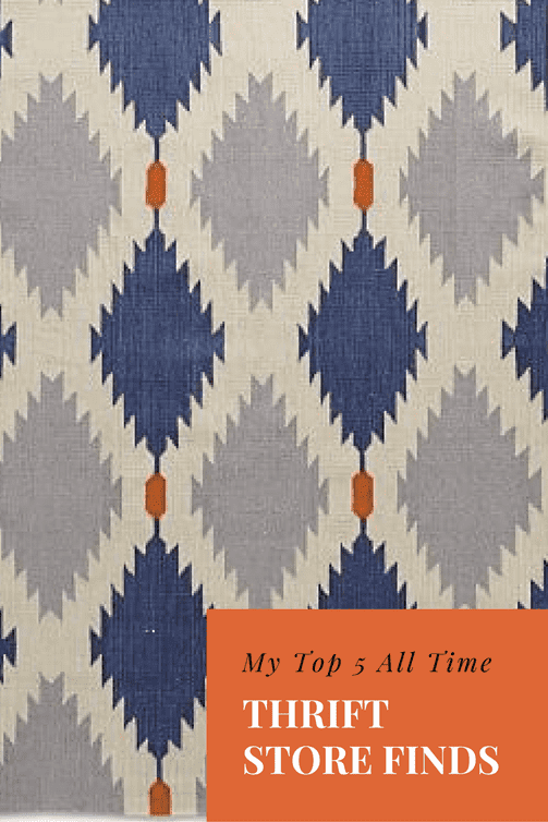 The Avenue A - Thrift Store Thursday: Find out how I got a brand new West Elm Rug worth only $899 for only $75!  