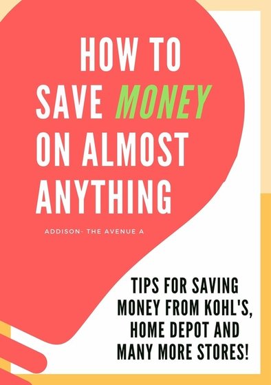 How to save money on almost anything! Tips and tricks to save money and decorate on a budget